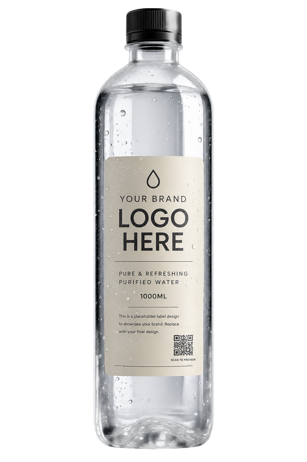 1000 ML custom branded water bottle
